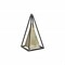 Homeroots Narrow Metal Triangular Decorative Sculpture, Bronze 399635 - alternate 1